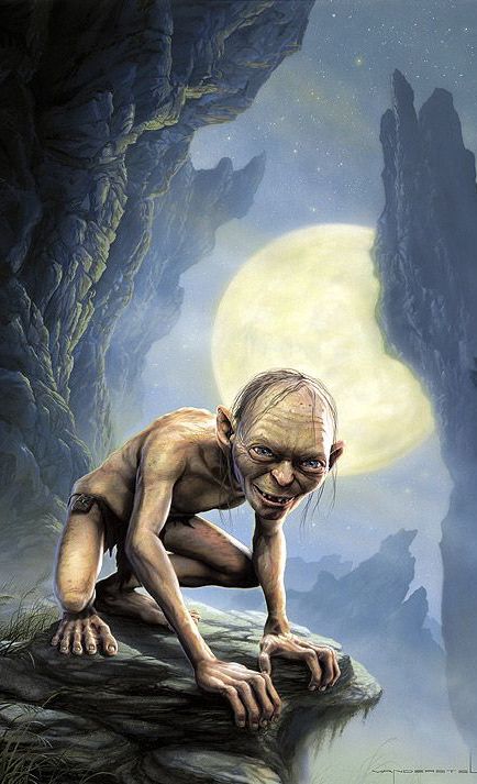 Gollum Smeagol, John Howe, Star Wars Painting, Middle Earth Art, Hobbit Art, The Hobbit Movies, Tolkien Art, Lotr Art, Lord Of The Ring