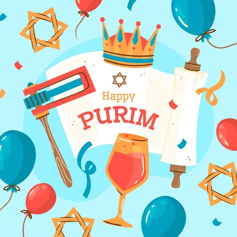 Shabbat Shalom Images, Jewish Stuff, Happy Purim, Bunny Room, Cake Decorating Piping, Free Labels, Piping Tips, Vertical Poster, Purim