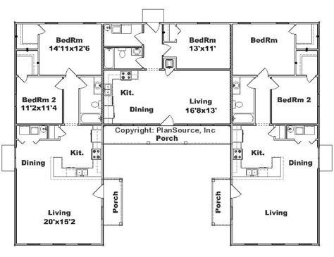 U Shaped House Plans, U Shaped Houses, Multigenerational House Plans, Multigenerational House, Duplex Floor Plans, Duplex Plans, Unique Floor Plans, Pool House Plans, Courtyard House Plans