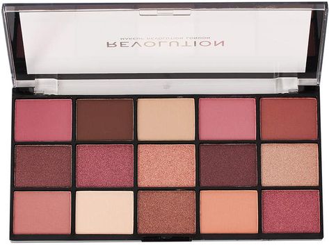 Amazingly priced eyeshadow palette from Makeup Revolution Reloaded Provocative - ad, cosmetics, makeup, beauty Revolution Cosmetics, Makeup Revolution Palette, Pink Eyeshadow Palette, Makeup Eyeshadow Palette, Best Makeup Brushes, Pinterest Makeup, Pink Eyeshadow, Brown And Beige, Beauty Bay