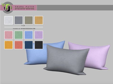 Sims 4 Blanket And Pillow Cc, Sims 4 Cc Cushions, Sims 4 Cc Sofa, Sim4 Furniture, Sims 4 City Living, Sims 4 Beds, Toddler Decor, Sims 4 Cheats, Sims Inspiration