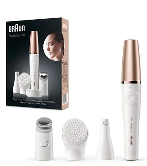 Face Epilator, Facial Hair Removal For Women, Epilating, Braun Epilator, Barbie Inspiration, Hair Removal Device, Facial Hair Removal, Facial Cleansing Brush, Skin Cleanse