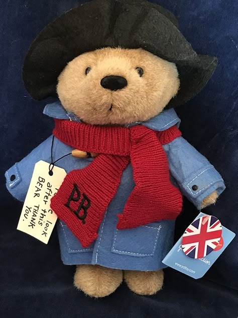 Paddington Bear Paddington Bear Christmas Ornaments, Paddington Bear Plush, Paddington Bear Toy, Paddington Bear Party, Oso Paddington, Paddington Station, Black Felt Hat, Felt Jacket, Bear Pillow