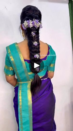 34K views · 1K reactions | Spending bridal hairdo ❤️   Credits: Hair extension: @vahmaya.in Flowers: @_hrivasfloral_ @livestyle_makeupstuido  Checkout - 25 breathtaking South Indian Bridal hairstyles   https://weddingsecrets.in/south-indian-bridal-hairstyle/  #bridal #bride #bridalhair #bridalhairstyle #bridalmakeover #bridalflowers #bridalflower | The Bridal Secrets | Kapil Kapilan, Sam C.S. · Neela Nilave (From "RDX") South Indian Flower Hairstyles, Bridal Hair Styling Indian, Hairstyles Bridal Indian, Hairstyles For Bride Indian, Flower Hairstyles Indian, Bridal Hairstyles Videos, Bride Hairstyles Indian Wedding, South Indian Hairstyles, Wedding Sarees For Bride