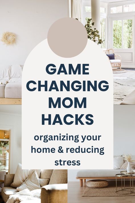 These mom hacks will change how you handle daily life! This mini guide shares simple but effective ways to organize your home, cut down on stress, and make your daily routine easier. Try out these mom hacks and see how much smoother life can be! How To Organize My Life As A Mom, Simple Ways To Organize Your Home, Organized Mom Method, Organized Mom Tips, Stay At Home Mom Hacks, How To Be An Organized Mom, Staying Organized At Home, Mom Organization Hacks, How To Be Organized At Home