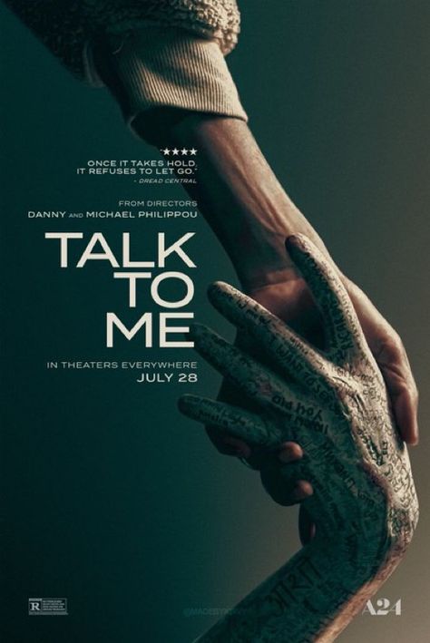 Talk To Me Movie, Psychological Thriller Movies, Best Movie Posters, Cinema Art, Film Poster Design, Poster Boys, Horror Lovers, Horror Posters, Thriller Movie