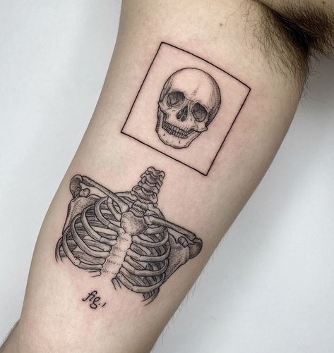 Veterinarian Tattoo, Scientific Tattoo, Book Inspired Tattoos, Anatomy Tattoo, Science Tattoo, Science Tattoos, Medical Tattoo, Skeleton Tattoo, Surreal Tattoo