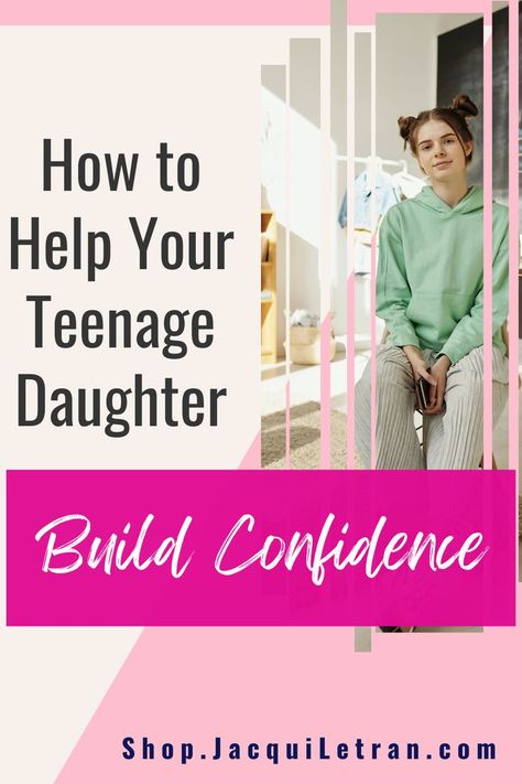 The teenage years can be tough on children, especially girls. You can help your teenage daughter build or rebuild her confidence with these 6 parenting tips. Parents and teenagers, parenting tips, parenting teens, parenting teen girls, self-confidence tips, confidence boost. Tips Confidence, Confidence Level, Teen Daughters, Girl Thinking, Teenage Daughters, Self Confidence Tips, Confidence Tips, Build Confidence, Parenting Teens