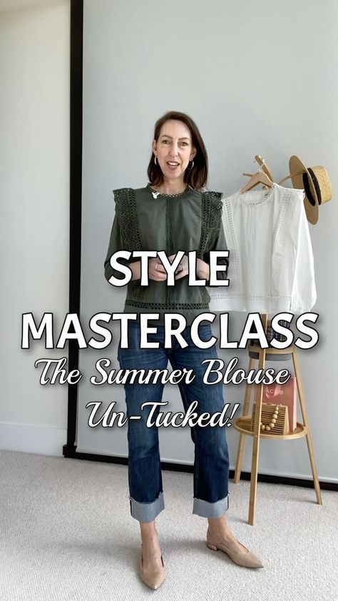 Today I break down the do’s and don’ts of styling a boxy blouse, no tucking in sight #onlinestylist #personalstylistmelbourne #fashionstylist #styledbysally Boxy Blouse, Personal Fashion Stylist, Wardrobe Styling, Online Stylist, Wardrobe Stylist, Summer Blouse, Style Advice, Summer Blouses, Real Style