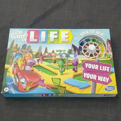 The Game of Life Board Game Game Of Life Board Game, Board Games For Family, Life Board Game, Board Game Themes, Top Board Games, Cookie Board, Life Game, Flight School, The Game Of Life