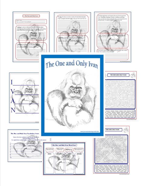 The One and Only Ivan Novel Activities!  Check them out. Click here... https://www.teacherspayteachers.com/Product/The-One-and-Only-Ivan-Novel-Activities-1543569 The One And Only Ivan, Katherine Applegate, Star Wars Classroom, Nautical Classroom, Novel Activities, One And Only Ivan, Zoo Project, Brave Writer, Novel Study Units