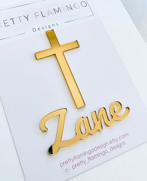 Cross Cake Topper, Cross Cake, Cross Cakes, Baptism Cake, Christening Cake, Acrylic Cake Topper, Christening, Cake Topper, Cake Toppers