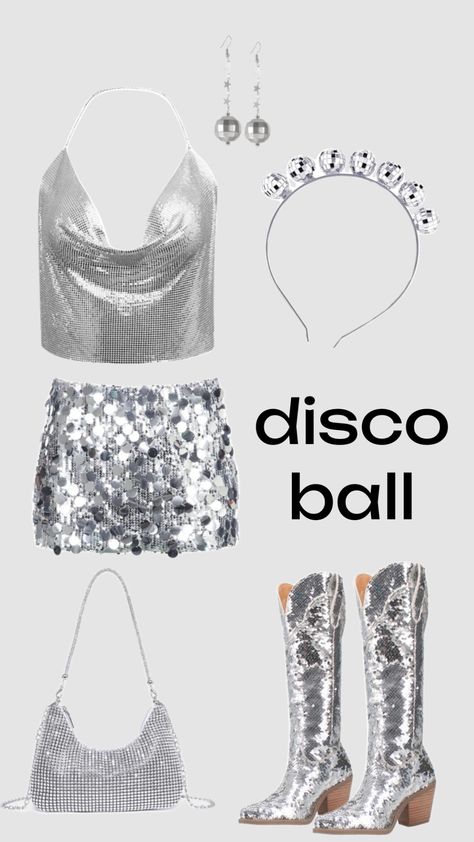 Kostüm Disco Kugel, Disco Ball Halloween Costume, Disco Ball Halloween, Disco Ball Costume, Halloween Costume Cute, Cute Aesthetic, Disco Ball, Halloween Costume Ideas, Costume Ideas