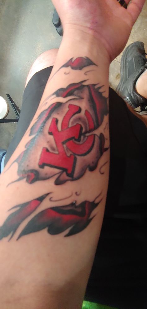 Kc Chiefs Tattoo Designs, Chiefs Tattoo Kansas City, Kansas City Chiefs Tattoos, Kc Tattoo Ideas, Kansas City Chiefs Tattoo Ideas, Kansas City Chiefs Tattoo For Women, Kansas City Tattoo, Kc Chiefs Tattoo For Women, Kc Chiefs Tattoo