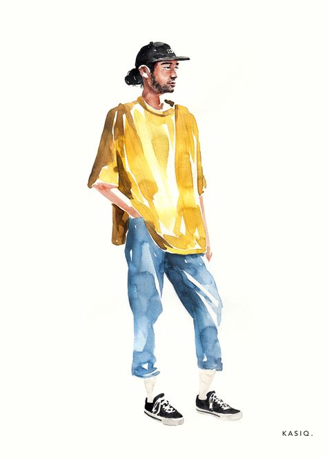 Watercolor Paintings Human Figures, Human Figures Watercolor, Human Figure Watercolor, Watercolor Human Figures, Human Figure Illustration, Street Fashion Illustration, Human Watercolor, Human Figure Painting, Watercolor Figures