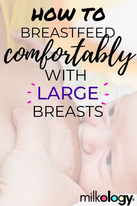 Breastfeeding tips and positions for well-endowed mamas.  How to breastfeed comfortably with large breasts.  #milkology  #breastfeedingtips  #breastfeeding  #lactation  #pregnancy How To Breastfeed, Breastfeeding Latch, Nursing Positions, Low Milk Supply, Human Milk, Breastfeeding Positions, Fantastic Baby, Baby Prep, Postpartum Recovery