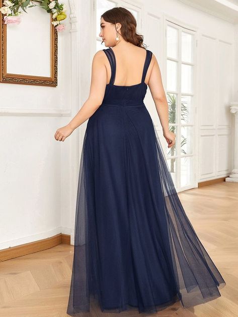 Dark blue homecoming dress