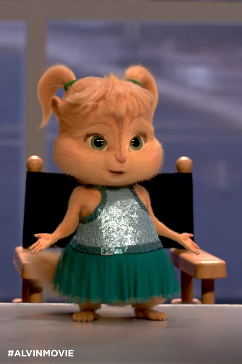 Eleanor's Ready for Hair and Makeup! | Alvin and the Chipmunks: The Road Chip Chipmunk Cute, Alvin And Chipmunks Movie, Chipmunks Movie, Minion Photos, The Chipettes, Whatsapp Wallpaper, Alvin And The Chipmunks, Wallpaper Tumblr, Cool New Gadgets