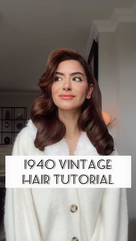 sarahangius on Instagram: Fancied a vintage hairstyle today🤍 Who’s inspired to try this? Tag your bestie🥰 #vintagestyle #hairtutorial #sarahangius Sarah Angius, Vintage Hairstyle, Vintage Hairstyles Tutorial, Hair Today, Vintage Hairstyles, Hair Tutorial, Vintage Fashion, Hairstyles, Hair Styles