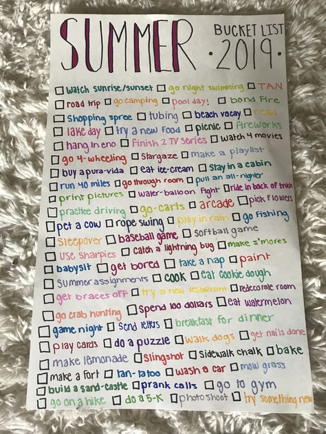 Summer Bucketlist For Teens, Summer Daily Routine For Teens, Summer Bucket List Paper, Crazy Summer Bucket List For Teenagers, Summer Bucket List For Teens, Summer Bucket List Bullet Journal, July Activities, Pulling An All Nighter, Travel Packing Checklist