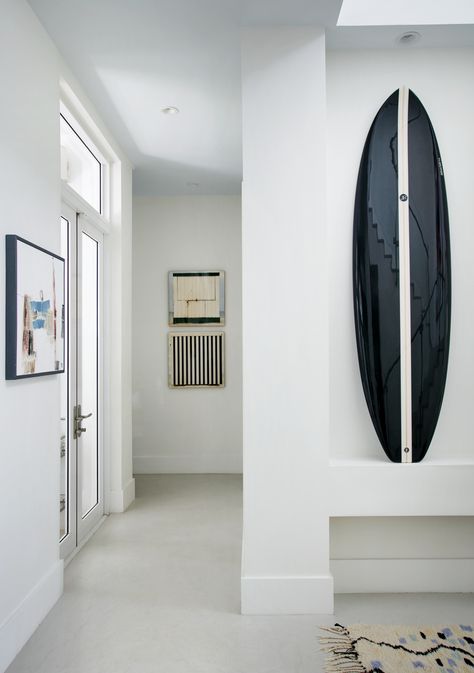 James Duncan, Surfboard Decor, Coastal Interior, Surfer Dude, Surfboard Art, Interiors Dream, Statement Art, Interiors Design, Modern Apartment