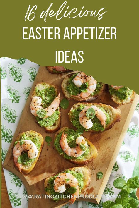 Are you looking for some creative and fun Easter appetizer ideas to wow your guests? Look no further than we have rounded up some great appetizers for you! Our team has put together a list of creative, easy-to-prepare, and scrumptious appetizers that are sure to be a hit at your Easter gathering. Check out all the mouthwatering options we found, and be inspired to create something special for your friends and family. Unique Easter Food Ideas, Easter Starters Recipes, Easter Spread Ideas, Unique Easter Appetizers, Easter Starters, Spring Starters, Easter Dinner Appetizers, Easter Themed Appetizers, Spring Appetizers Easy