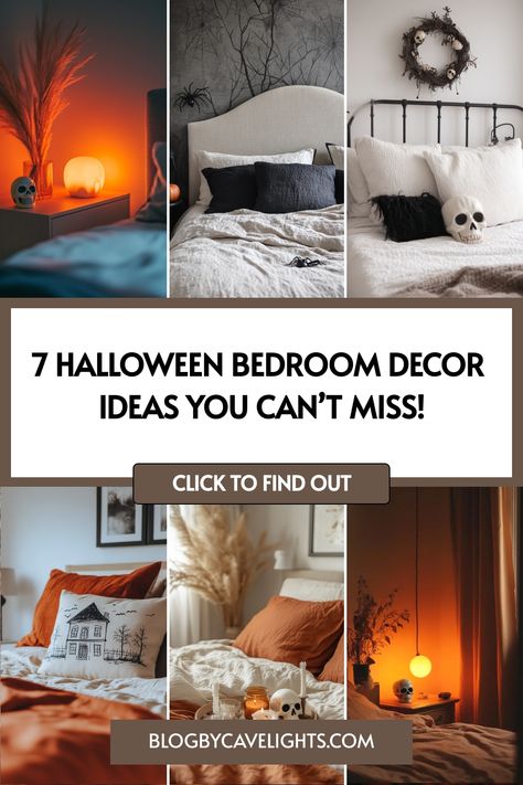 🧙‍♀️ Cast a spell on your bedroom with our enchanting Halloween bedroom decor tips. From Halloween bed decor to subtle touches, we’ve got all the bedroom décor ideas you need. Click to discover how to bring the Halloween spirit into your bedroom! 🌟 Halloween Bed, Halloween Bedroom Decor, Halloween Bat Decorations, Halloween Bedroom, Bat Wall, Cast A Spell, Bedroom Décor, Bed Canopy, Halloween Aesthetic