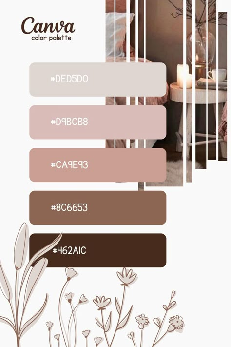 Instagram Color Palette Canva, Pastel Aesthetic Colour Palette, Aesthetic Pastel Colors Palettes, Canva Boho Color Palette Codes, Canvas Color Codes Pastel, Beige Pastel Color Palette, Digital Notes Aesthetic Canva, Color Palette For Planner, Canva Pastel Color Code