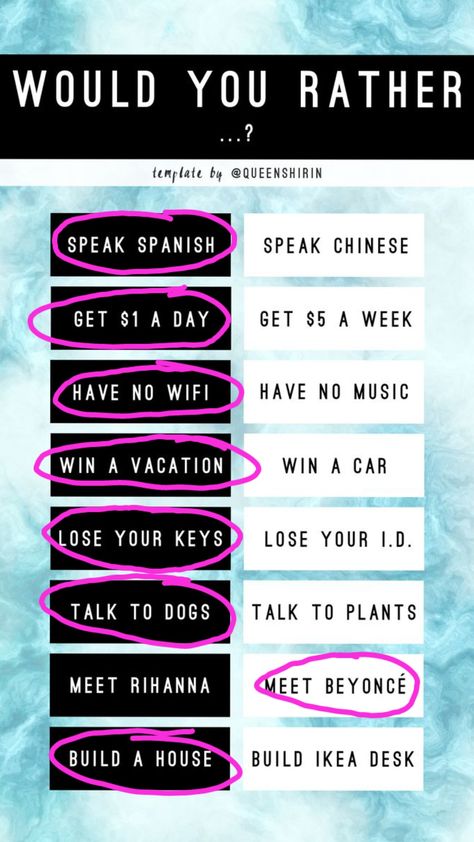 Would you rather Would U Rather, Ikea Desk, How To Speak Chinese, Would You Rather, How To Speak Spanish, Losing You, Rihanna, Pins, Quick Saves