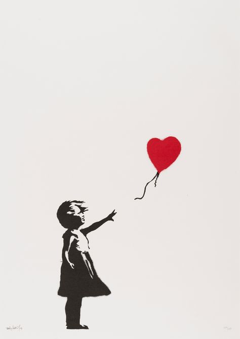 Banksy Pictures, Girl With Balloon, Banksy Artwork, Unicorn Tapestries, Balloon Print, Its A Girl Balloons, Banksy Graffiti, Banksy Art, Whatsapp Wallpaper