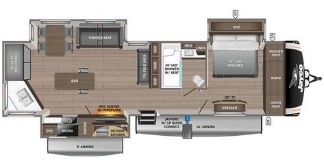 Hybrid Travel Trailers, Jayco Travel Trailers, Jayco Rv, Travel Trailer Floor Plans, Rv Floor Plans, Rv Camping Tips, 2023 Travel, Fun Baking, American Craftsman