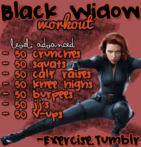 Black Widow Workout, Marvel Workout, Tv Show Workouts, Movie Workouts, Tv Workouts, Superhero Workout, Fat Loss Program, Trening Fitness, Workout Games