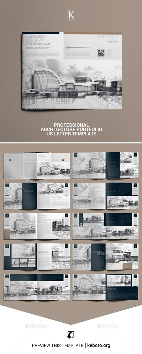 Architectural Booklet Design, Architectural Student Portfolio, Professional Portfolio Architecture, Architecture Brochure Design Layout, Architectural Booklet, Architecture Portfolio Layout Templates, Architecture Portfolio Design Layout, Architectural Portfolio Layout, Architecture Booklet