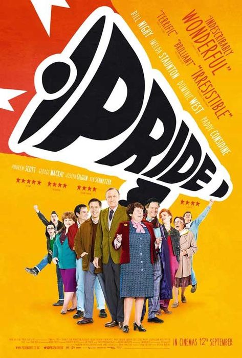 Pride (UK) 27x40 Movie Poster (2014) Pride Film, Pride Movie, Pride 2014, Dominic West, Imelda Staunton, Bill Nighy, British Movies, George Mackay, Billy Elliot