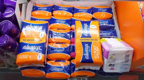 The Always brand of feminine hygiene products is removing the Venus symbol from its sanitary pad wrappers to be more "inclusive" of men who identify as women and women who identify as men. Always Pads, Bathroom Night Light, Venus Symbol, Feminine Symbols, Sanitary Towels, Pads Tampons, Female Symbol, Sanitary Pads, Feminine Hygiene