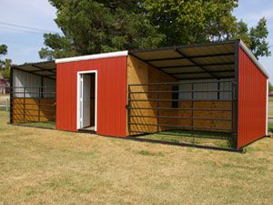 Horse Shelters, Paddock Trail, Small Horse Barns, Horse Shed, Livestock Shelter, Diy Horse Barn, Barn Stalls, Horse Barn Ideas Stables, Loafing Shed