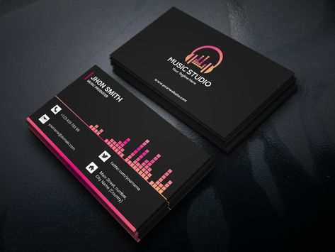 Creative Musical Business Card. #Music_business_card #Party #Dj_party #band #singer_business_card #print_ready #black #colorful  #graphicdesign  #musical  #fashion Dj Business Cards Design, Music Business Cards Design, Band Business Card, Dj Wallpaper, Business Card Layout Design, Musician Business Card, Debit Card Design, Dj Business, Dj Business Cards