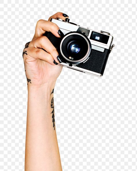 Hand Holding Camera, Png Camera, Camera Png, Hand Sticker, Vintage Png, Photo Vintage, Hand Holding, Vintage Cameras, Vintage Camera