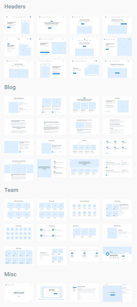 Website Layouts Wireframes, Website Design Layout Sketch, Ux Design Website Grid Layouts, Material Web Design, Ux Wireframe Sketch, Website Prototype Design, Popular Website Design, Web Design Categories, Website Section Layout