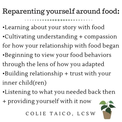 Reparenting Your Inner Child, Reparenting Yourself, Health Tools, Mental Health Counseling, Self Actualization, Positive Body Image, Inner Child Healing, Food Therapy, Parenting Skills