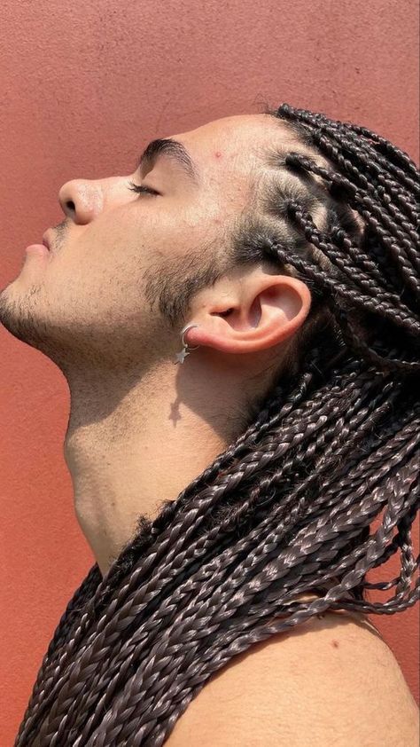 Top 10 Stylish White Men with Braids Ideas in 2023 White Guy With Braids, Nate Aesthetic, Men With Braids, Box Braids Men, Half Braided Hairstyles, Male Haircuts Curly, Gents Hair Style, Long Box Braids, Mens Braids