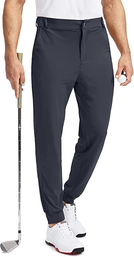 (Affiliated) Slim tapered joggers can fit you better. Soothfeel men's jogger pant is a versatile, casual pant ideal for all seasons. These sweatpants are perfect for golf and business-casual office. Casual Stretch Golf Pants, Affordable Men's Cotton Sweatpants, Work Pants For Men, Golf Joggers, Comfortable Dress Pants, 4-way Stretch Tapered Golf Pants, Cheap Moisture-wicking Sweatpants For Men, Casual Pant, Dress Work