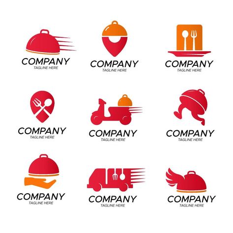 Contacless Delivery Food Logo Collection Zomato Delivery Logo, Food Bank Logo, Food App Logo, Local Food Logo, Food Industry Logo, Food Distribution Logo, Food Delivery App Logo, Food Delivery Logo, Delivery Logo