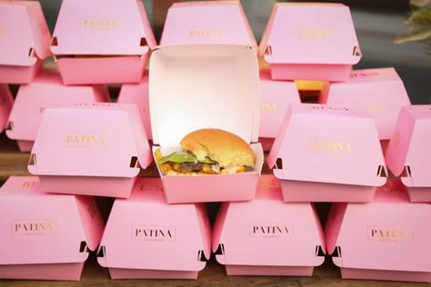 Pink Catering, Business Launch Party, Burger Box, Late Night Food, Best Party Food, Wedding Reception Food, Night Food, Party Catering, Catering Business