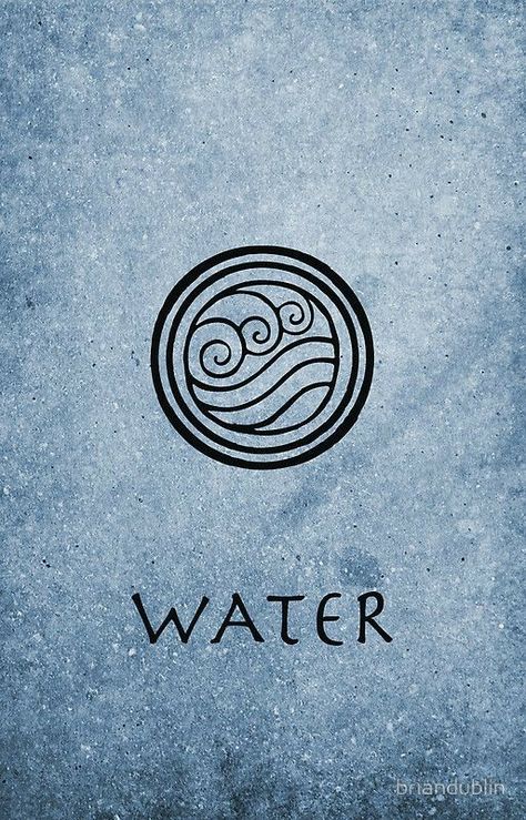 Avatar Last Airbender, Water Bending, Water Bender, Avatar Tattoo, Water Symbol, Avatar Legend Of Aang, Elements Tattoo, Water Tribe, Elemental Magic