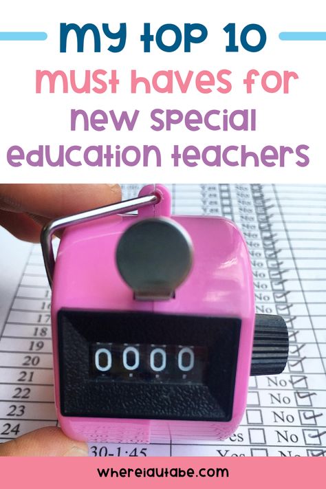 Are you a first year teacher looking to set up your special education classroom? Or are you a veteran teacher looking for new classroom organization ideas? Here are my top 17 special education teacher must haves for your classroom. These Amazon must haves include supplies for prepping special education resources, resources for setting up adapted books, everything you need to create visuals and for ideas for classroom management. Grab these supplies on Amazon and start organizing this year. Educational Assistant Tips, Small Sped Classroom Setup, Special Ed Teacher Classroom, Rbt Must Haves, Inclusion Teacher Organization, First Grade Special Education, Special Ed Teacher Organization, Primary Special Education Classroom, Special Education Tips & Tricks