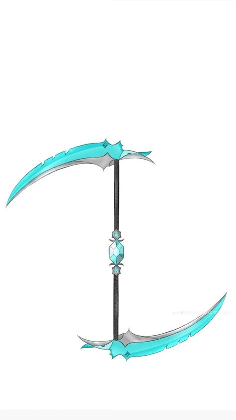 Double Ended Scythe, Double Bladed Scythe, Cyberpunk Scythe, Double Sided Scythe, Cosplay Scythe, Moon Scythe, Double Scythe, Scythe Designs, Scythe Drawing