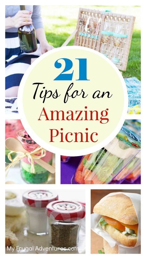 21 Tips for An Amazing Picnic - My Frugal Adventures Picnic Hacks, Picnic Tips, Picnic Hack, Family Picnic Food, Family Picnic Foods, Easy Picnic Food, Healthy Picnic, Picnic Potluck, Ideas Picnic