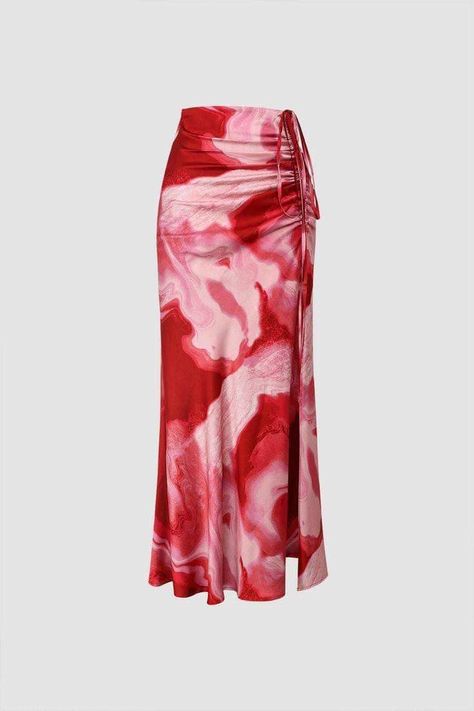 Dressy Casual Outfits, Pretty Skirts, Effortlessly Chic Outfits, Everyday Fashion Outfits, Red Boho, Sequence Work, Elegante Casual, Long Skirts For Women, Fashionista Clothes