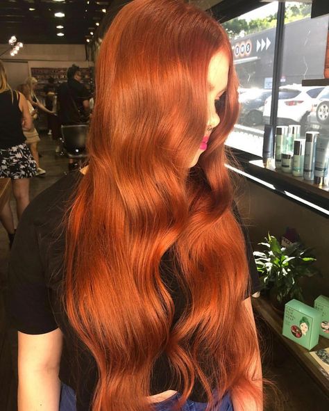 Jessica Rabbit Hair, Red Blonde Hair, Red Hair Inspo, Peach Hair, Red To Blonde, Ginger Hair Color, Luscious Hair, Copper Hair Color, Long Red Hair